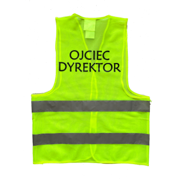 [Km08] Kamizelka odblaskowa OJCIEC DYREKTOR